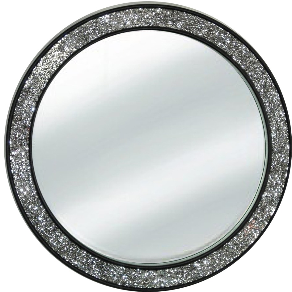 Ogledalo mosaic Black R80 krug 121 Flatmsc